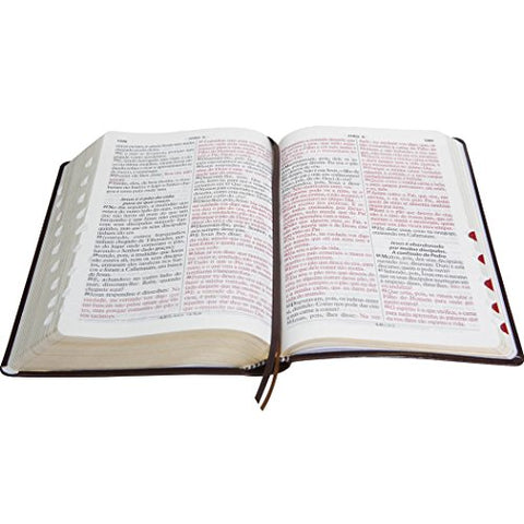 Image of BIBLIA EM PORTUGUES ARC065TILGILV TAPA IMITACION CUERO NEGRO NOBLE INDICE DIGITAL