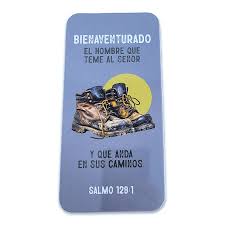 Pack Bolígrafo Llavero y Tarjeta en Caja Metálica Bienaventurado el Hombre