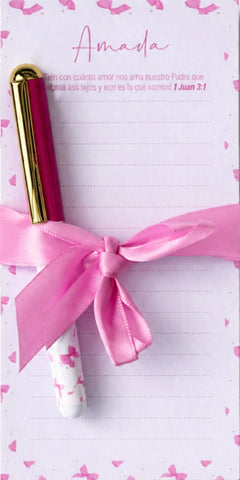 Image of Notepad y Bolígrafo Amada
