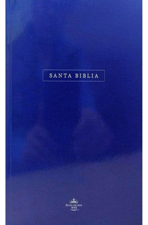 Biblia RVR 1960 Letra Grande Rustica Azul