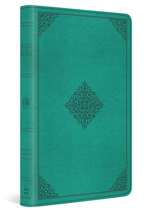 ESV VALUE THINLINE BIBLE (TRUTONE, TEAL, ORNAMENT DESIGN)