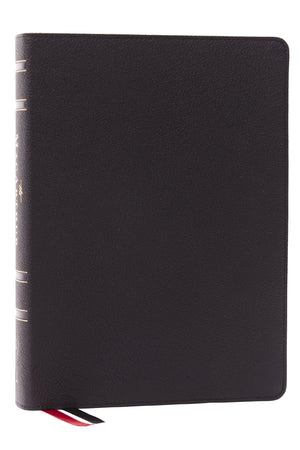 LSB MACARTHUR STUDY BIBLE 2ND EDITION: UNLEASHING GOD'S TRUTH ONE VERSE AT A TIME (BLACK GENUINE LEATHER, COMFORT PRINT, THUMB INDEXED)