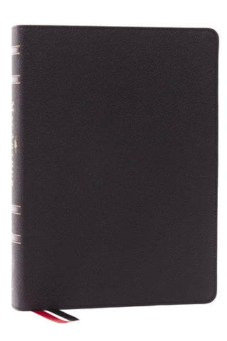 Image of LSB MACARTHUR STUDY BIBLE 2ND EDITION: UNLEASHING GOD'S TRUTH ONE VERSE AT A TIME (BLACK GENUINE LEATHER, COMFORT PRINT, THUMB INDEXED)