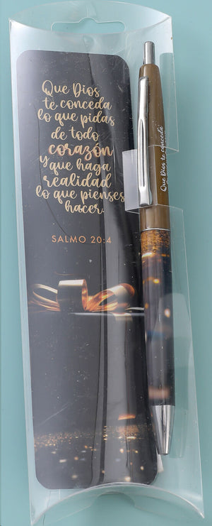 Pack Bolígrafo con Marcador de Libro que Dios Te Conceda