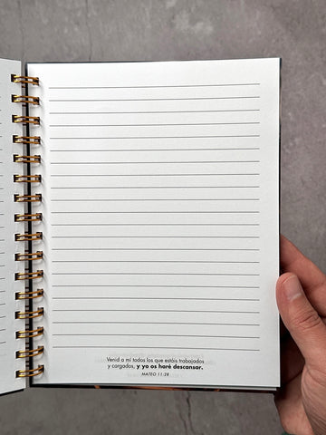 Image of Libreta de Anillas con Elásico Llévame a la Roca