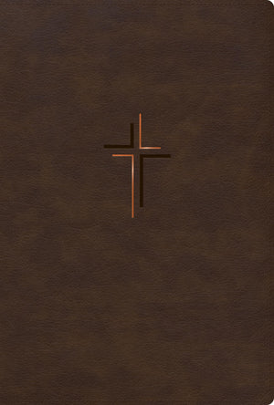 Biblia RVR 1960 Letra Grande Tamaño Manual Edición Especial Café Tierra Símil Piel