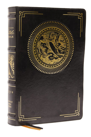 Image of NRSVCE, ILLUSTRATED CATHOLIC BIBLE, LEATHERSOFT, BLACK