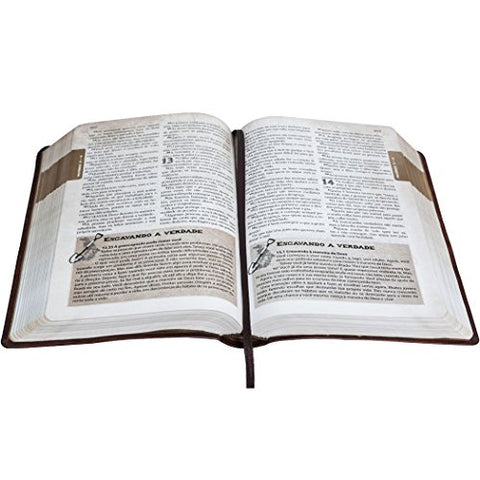 Image of BIBLIA EM PORTUGUES NTLH065BDA TAPA IMITACION CUERO MARRON