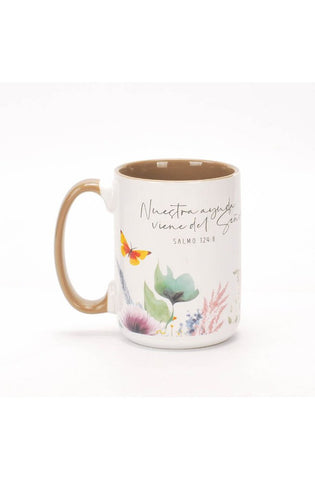 Image of Taza 16 Oz Colección Primavera: Nuestra Ayuda