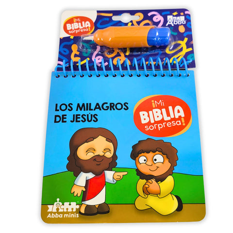 Image of LOS MILAGROS DE JESUS COLECCION MI BIBLIA SORPRESA PINTA CON AGUA