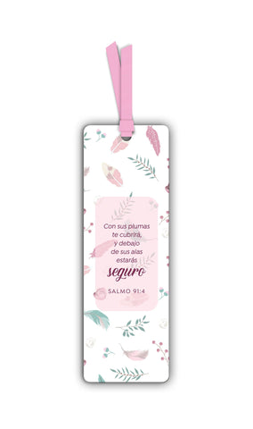 Image of Marcador de Libro con Ribbon Con sus Plumas te Cubrirá
