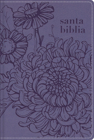 Biblia NBLA Edición Versificada Tamaño Bolsillo Piel Morado Cierre Palabras de Jesús en Rojo Comfort Print