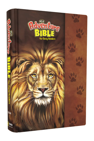Image of NIRV, ADVENTURE BIBLE FOR EARLY READERS, HARDCOVER, FULL COLOR, MAGNETIC CLOSURE, LION