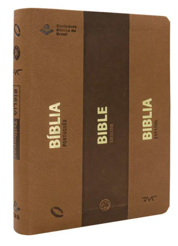 Image of Bíblia NAA ESV RVC Trilíngue
