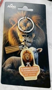 Image of Llavero Acrílico con Tassel. El Señor tu Dios te Acompañará