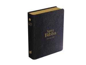 Biblia RVR 1960 Bolsillo Símil Piel Negro