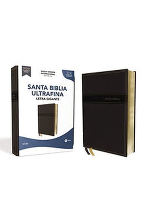 Biblia NVI Ultrafina Letra Gigante Piel Negro