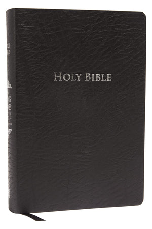 KJV Study Bible Large Print Bonded Leather Black Red Letter: Second Edition
