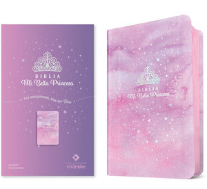 Biblia NTV Mi Bella Princesa Símil Piel Violeta Brillante