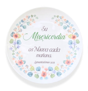 Platos Decorativos Diseños 2026 "Su Misericordia"