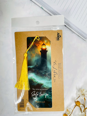 Marcador de Libro con Tassel. No Tengas Miedo