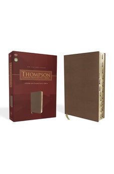 NKJV, Thompson Chain-Reference Bible, Leathersoft, Brown, Red Letter, Thumb Indexed