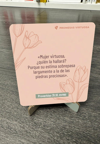 Image of CAJA DE PROMESAS PROMESAS PARA LA MUJER VIRTUOSA