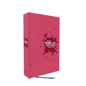 Biblia RVR 1960 de Estudio para Niños Piel Rosado
