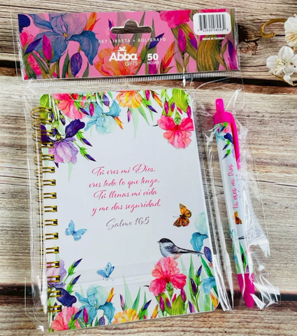 Image of Pack Libreta Anillas con Bolígrafo. Tú eres mi Dios