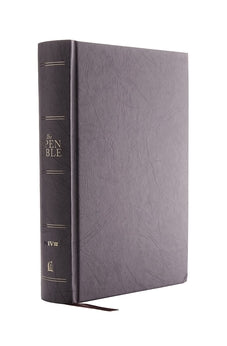 Image of The NIV, Open Bible, Hardcover, Gray, Red Letter, Comfort Print: Complete Reference System