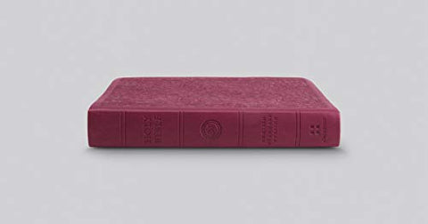 Image of ESV VALUE COMPACT BIBLE (TRUTONE, RASPBERRY, FLORAL DESIGN)