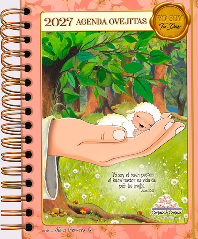 Image of Ovejitas 2027 Agenda Color Rosado