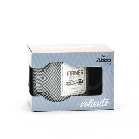 Image of Taza 18 OZ Colección Valiente Velad Estad Firmes