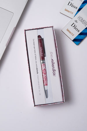 Bolígrafo de Lujo en Caja de Regalo Eres Maravillosa