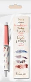 Image of Pack Bolígrafo con Marcador de Libro. Con sus Plumas