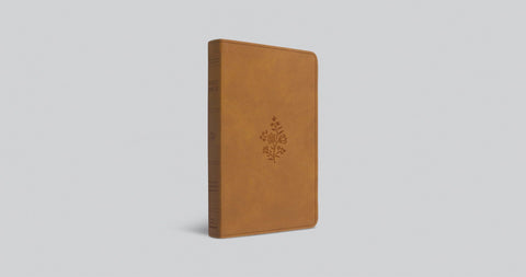 Image of ESV PREMIUM GIFT BIBLE (TRUTONE, NUBUCK CARAMEL, WILDFLOWER DESIGN)