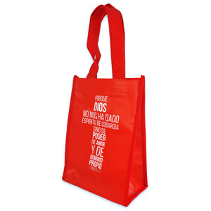 Bolsa Tote Bag Pequeña A Todo Color Porque Dios No Nos Ha Dado