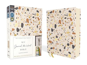 NIV Journal the Word Bible (Perfect for Note-Taking) Cloth over Board Cream Red Letter Comfort Print: Reflect Take Notes or Create Art Next to Your Favorite Verses