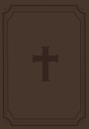 Biblia RVR 1960 Letra Gigante 14 puntos Símil Cruz Marrón