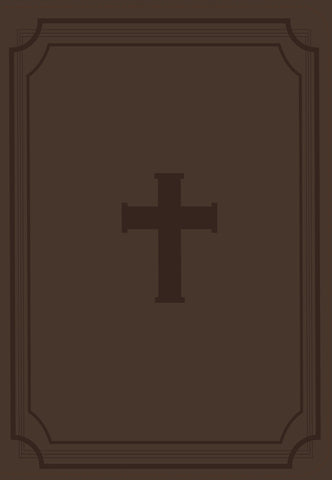 Image of BIBLIA RVR 1960 LETRA GIGANTE 14 PUNTOS SIMIL CRUZ MARRON