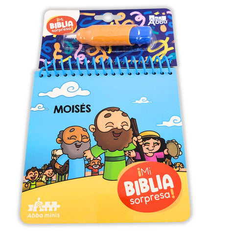 Image of MOISES COLECCION MI BIBLIA SORPRESA PINTA CON AGUA