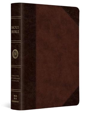 ESV LARGE PRINT COMPACT BIBLE (TRUTONE, BROWN/WALNUT, PORTFOLIO DESIGN)