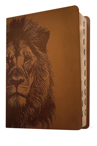 Image of BIBLIA NTV MARGEN AMPLIO FILAMENT SIMIL PIEL LEON INDICE