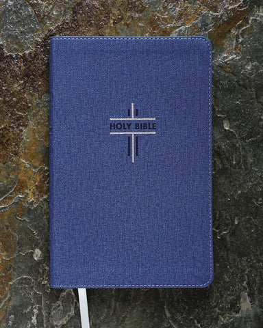 Image of NIV, Bible for Teens, Thinline Edition, Leathersoft, Blue, Red Letter, Comfort Print