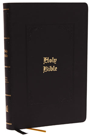 KJV HOLY BIBLE: LARGE PRINT WITH 53,000 CENTER-COLUMN CROSS REFERENCES, BLACK LEATHERSOFT, RED LETTER, COMFORT PRINT: KING JAMES VERSION