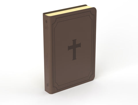 Image of BIBLIA RVR 1960 LETRA GIGANTE 14 PUNTOS SIMIL CRUZ MARRON