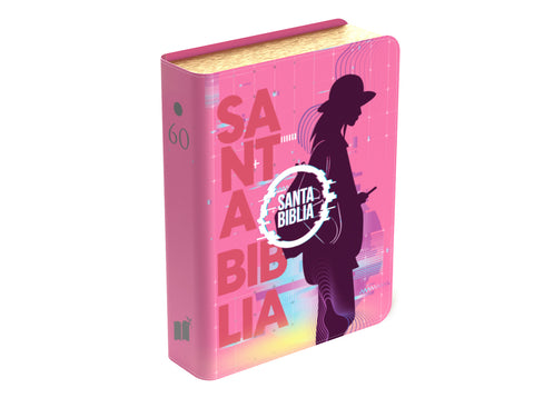 Image of BIBLIA RVR 1960 COMPACTA JOVENES ROSADO SIMIL PIEL