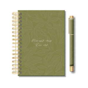 Pack Diario y Boligrafo: Preocupate Menos Ora Más