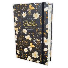 Biblia RVR 1960 Letra GrandeTamaño Manual Tapa Dura Primavera negra Tapa Dura