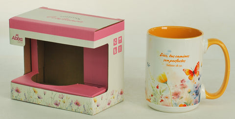 Image of Taza 16 Oz. Colección Confianza. Dios tus Caminos